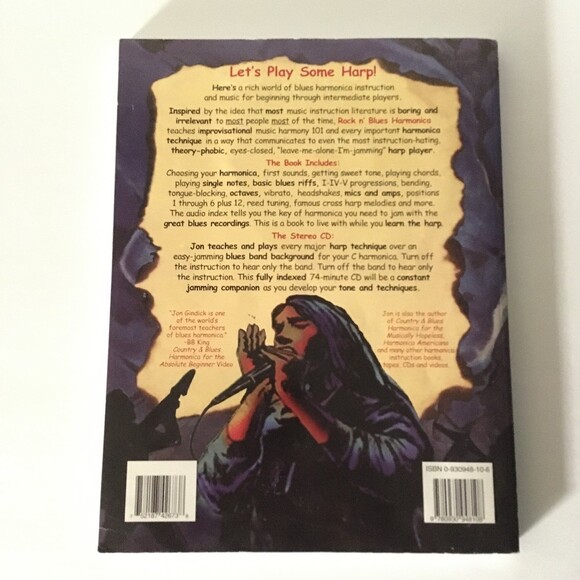 Rock n' Blues Harmonica: A World of Harp Knowledge…by Jon Gindick - Picture 3 of 4